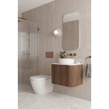 Nomad 600mm Walnut Wall Hung Single Vanity